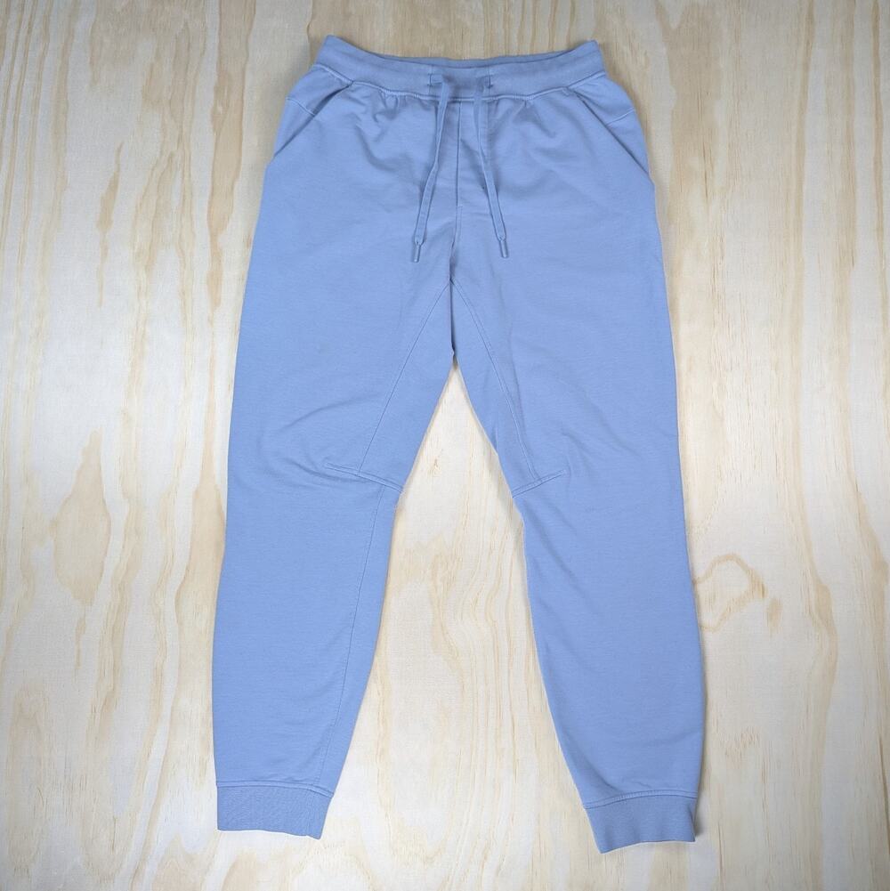 Lululemon Men's Medium City Sweat Jogger Pants Light Blue Poly Cotton